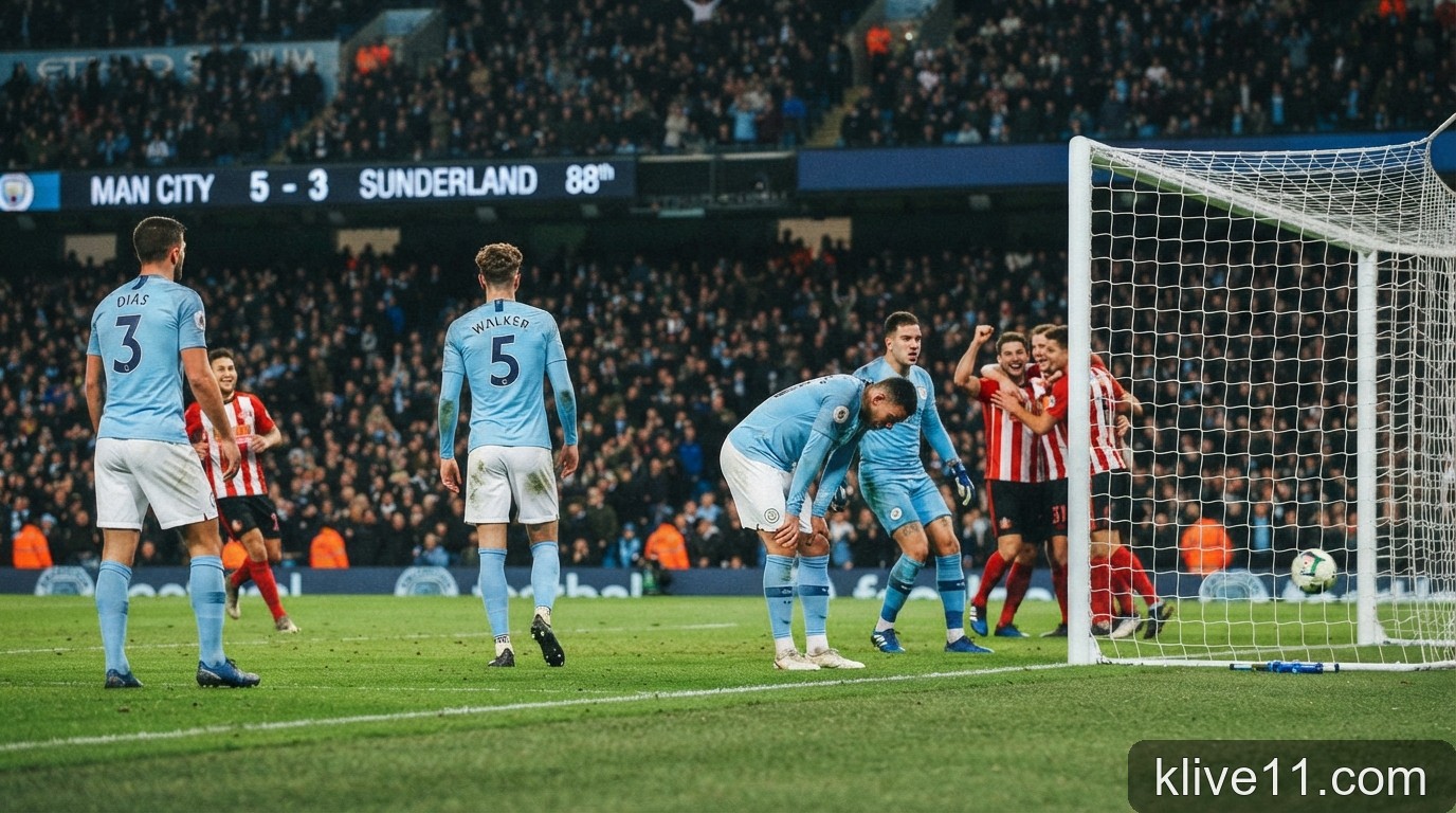 Man City 5-3 Sunderland: Bữa tiệc bàn thắng và những lỗ hổng hàng thủ cần cảnh báo